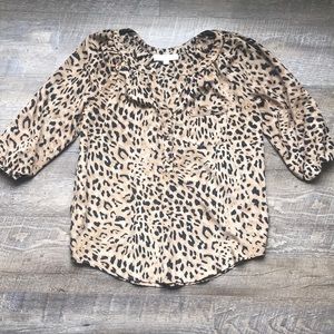 LOFT Leopard Print Blouse
